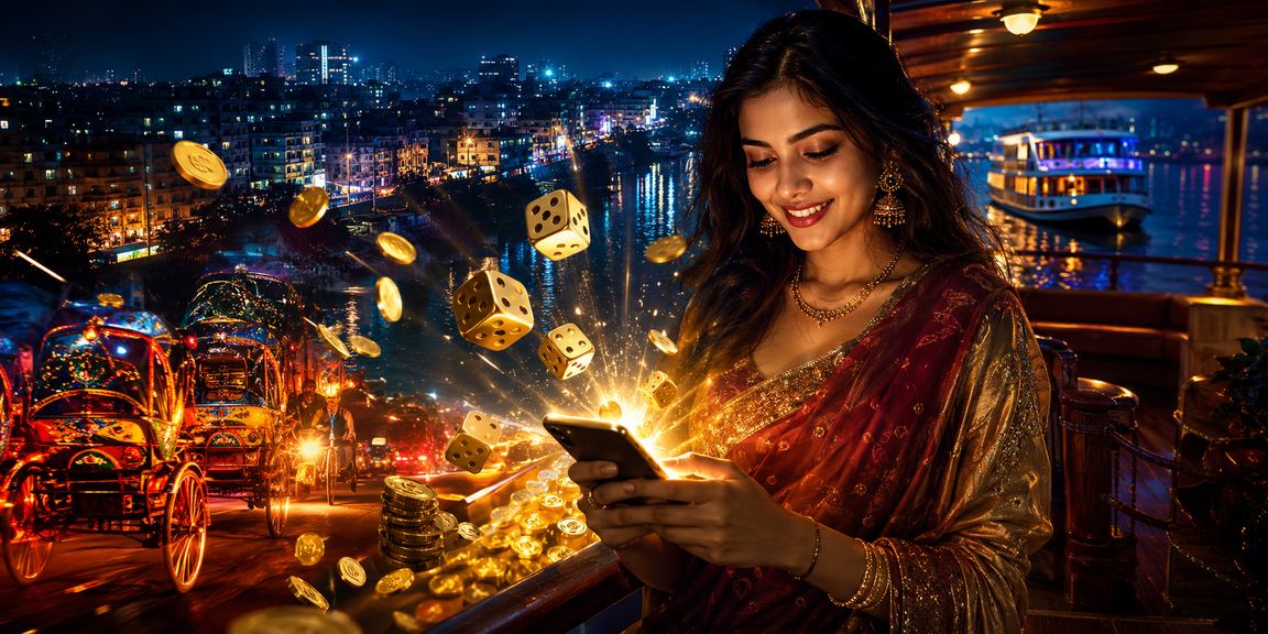ঢাকায় চা বাগানে ডাইস গেমে মনোযোগী একজন হাই রোলার সদস্য